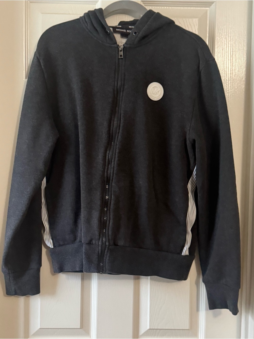 Michael Kors Adult Black Zip-Up Hoodie Jacket